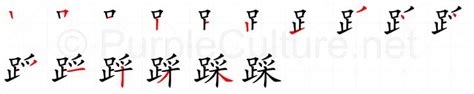 踩了|Chinese Word: 踩